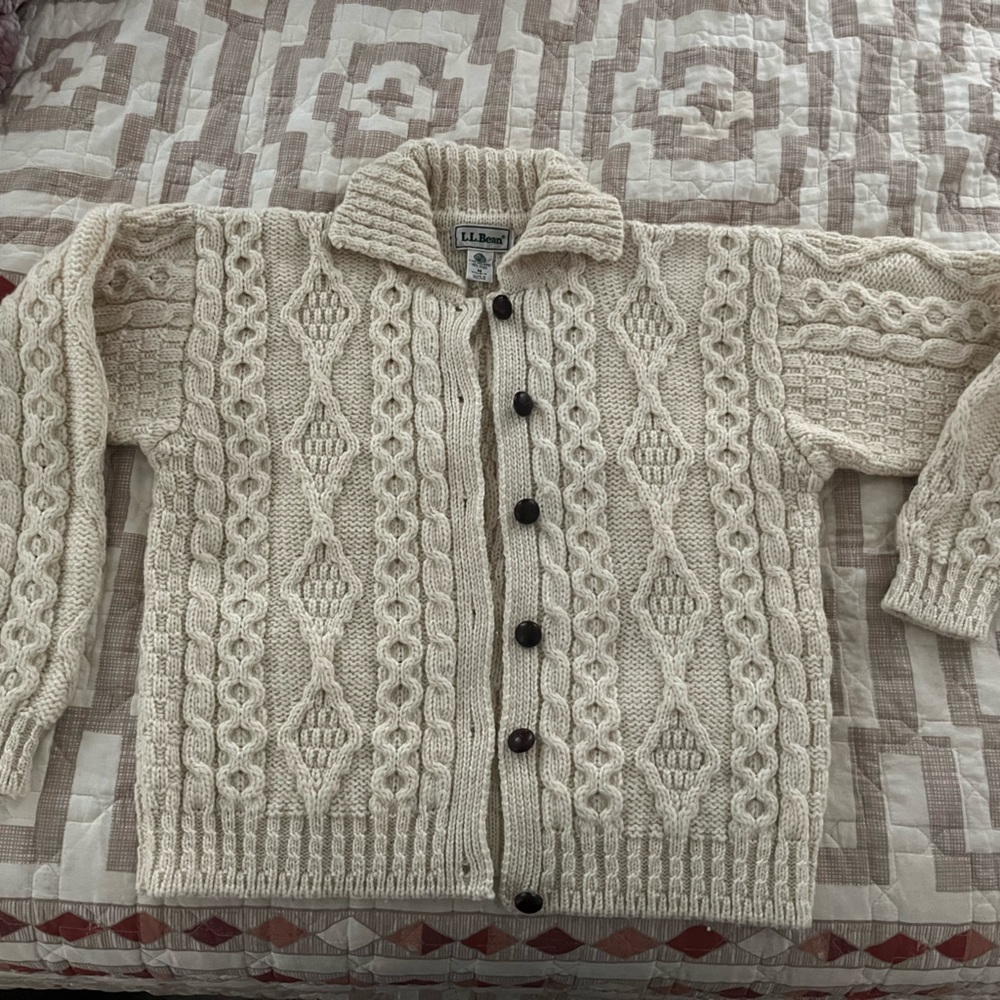 Vintage LL Bean Wool Cardigan
